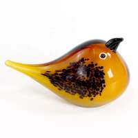 Wholesale home tabletop decor unique handmade blown murano glass birds